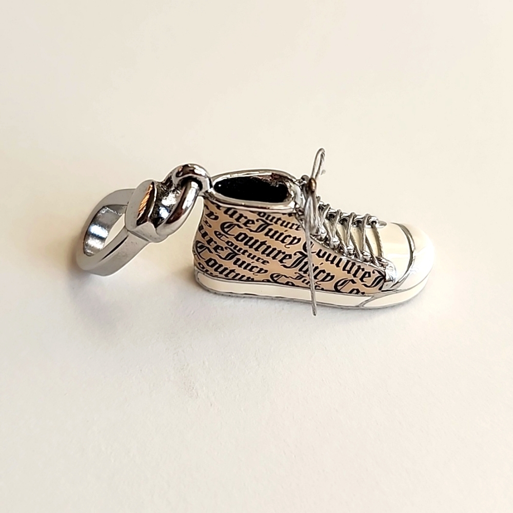 Juicy Couture Silver Sneaker "Smells Like Couture Charm